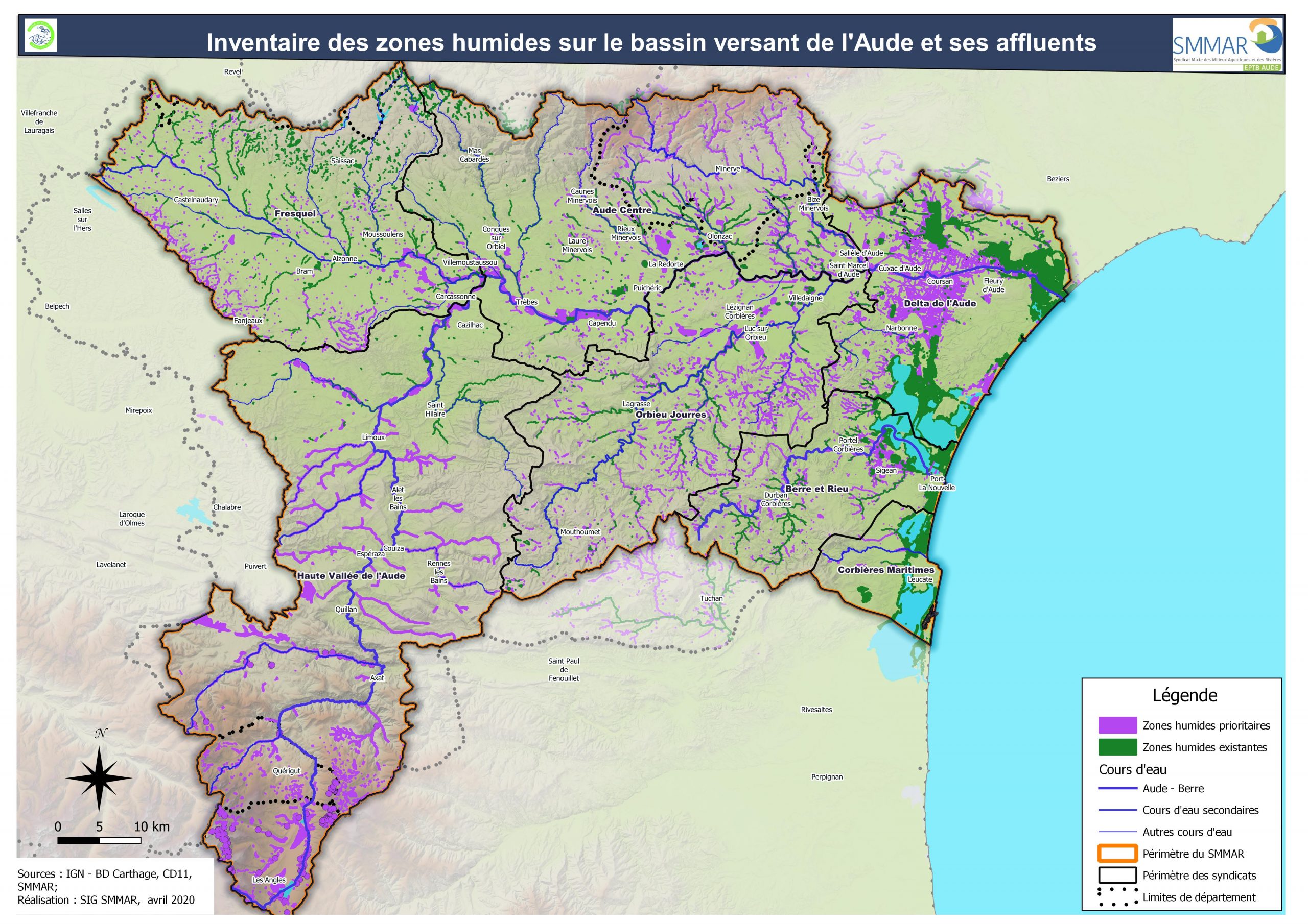 Carte inventaire des zones humides